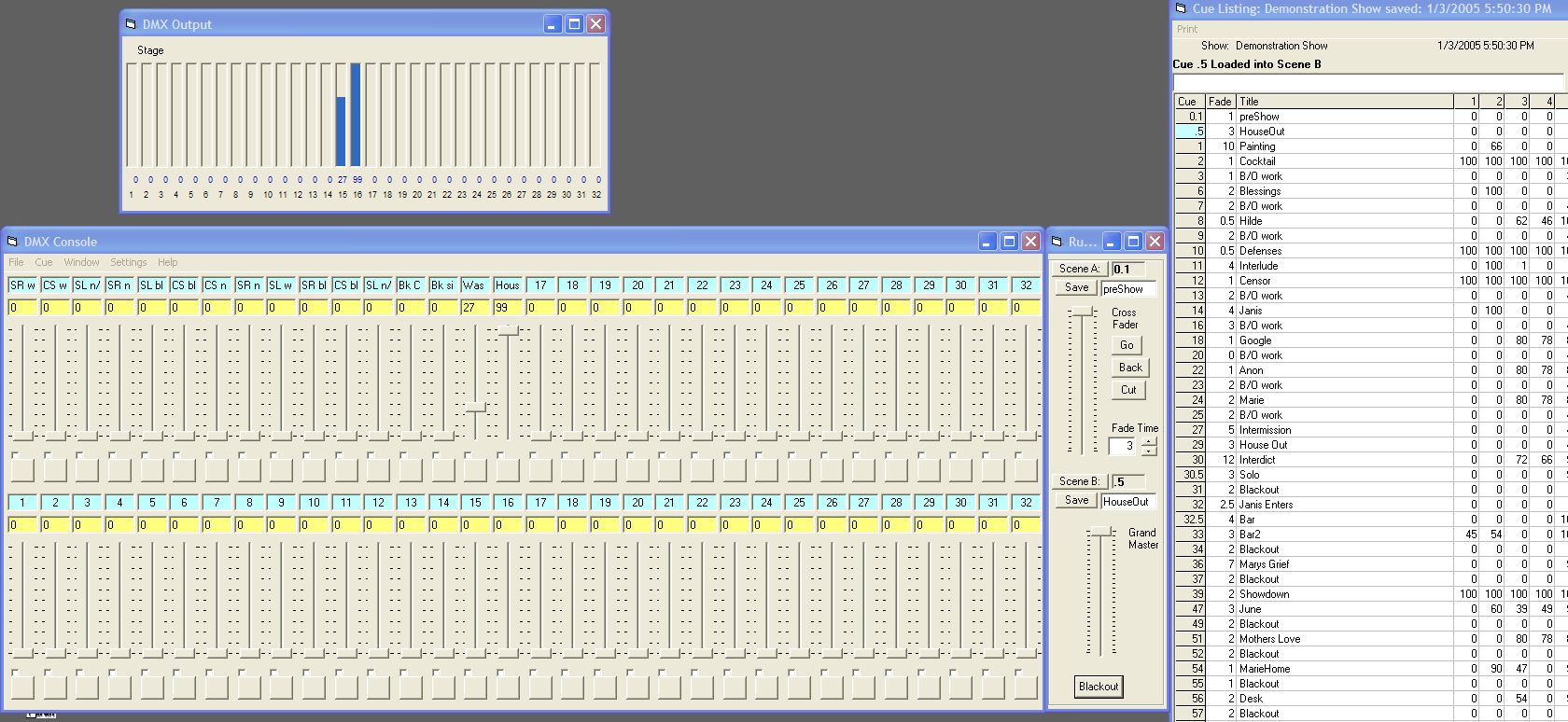 Open Source lighting control